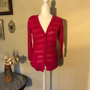 Ann Taylor Loft Hot Pink Sweater Size Small